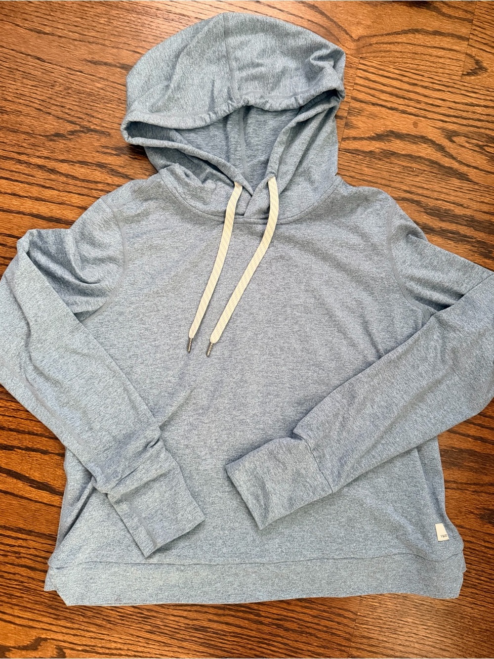 Vuori Heather Light Blue Hooded Pullover